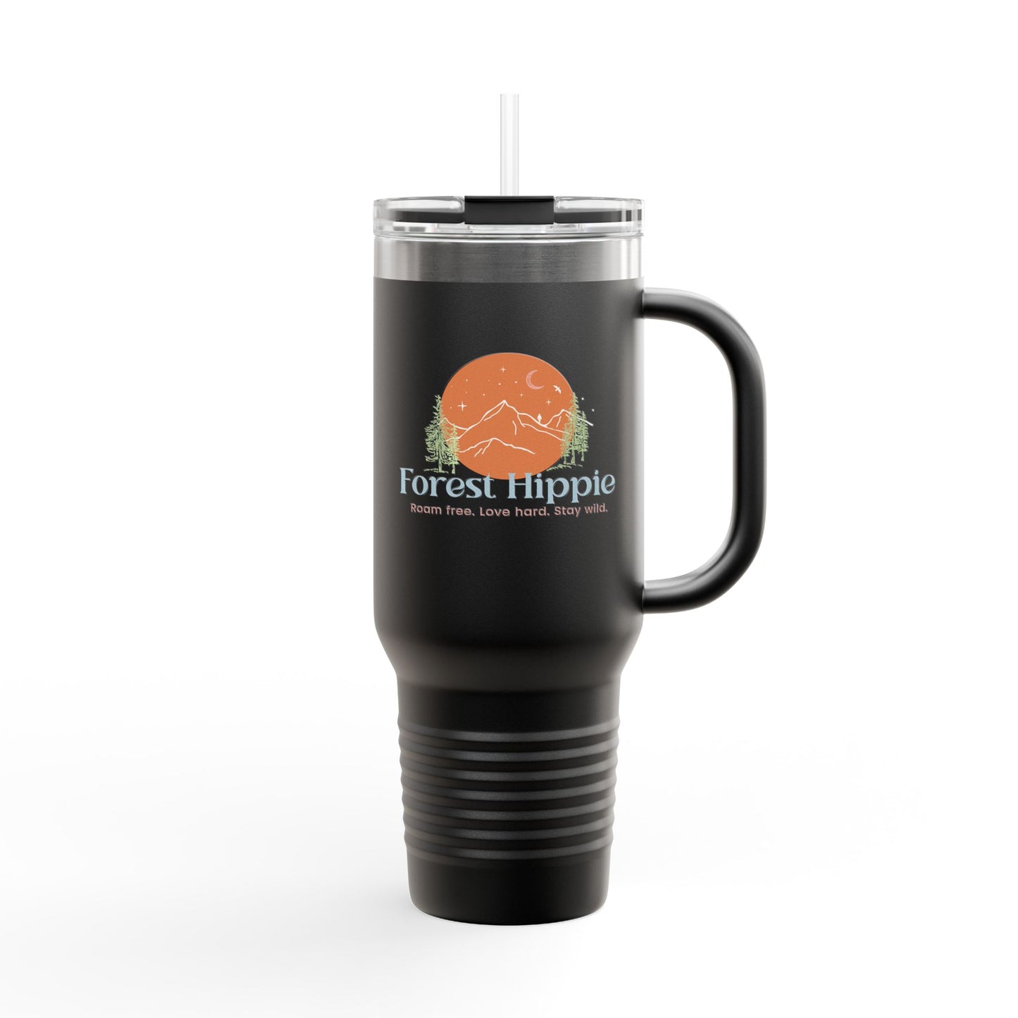 40oz Insulated Travel Mug - Perfect for Adventurers, Nature Lovers, and Coffee Enthusiasts, Ideal for Camping, Hiking, and Road Trips, [...]
