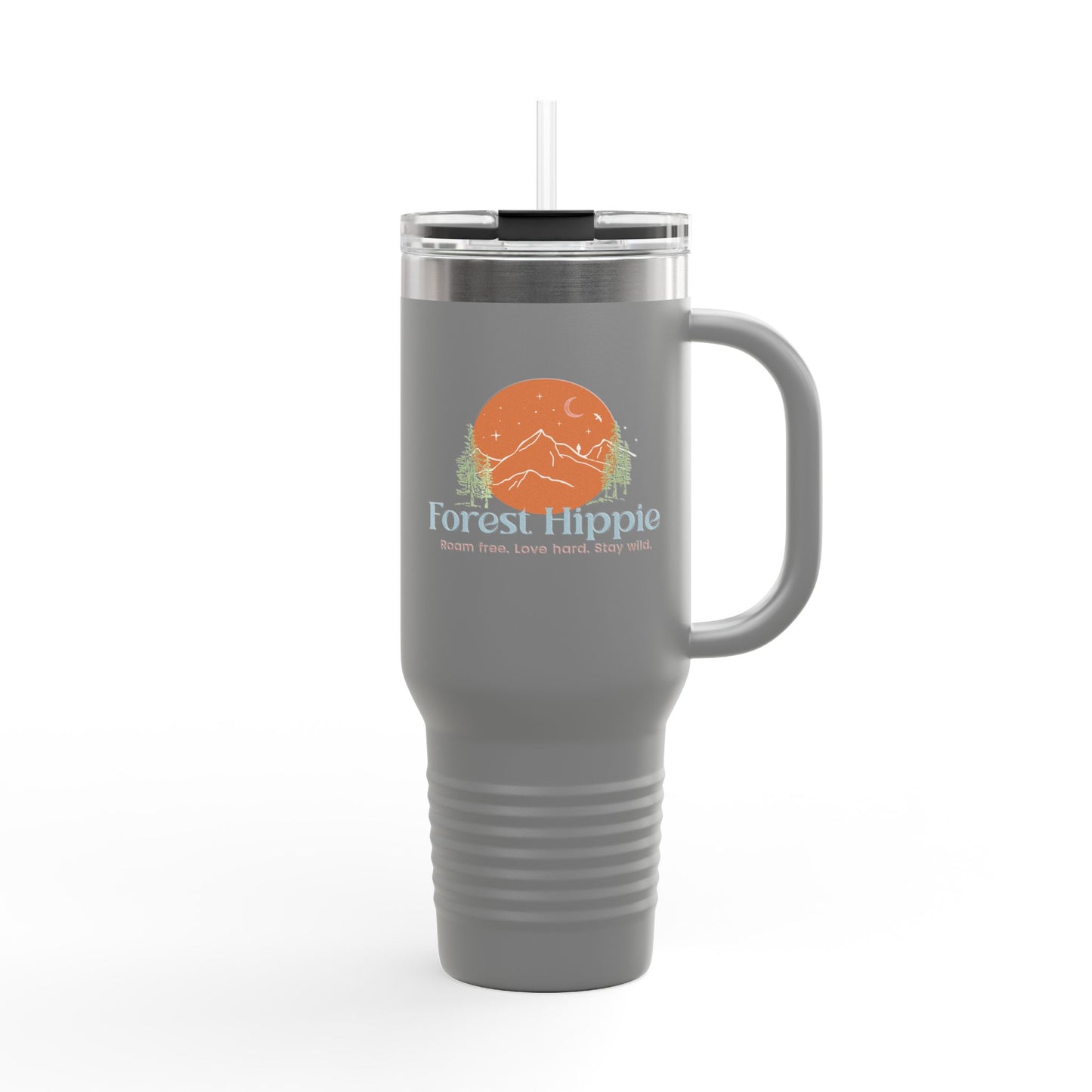 40oz Insulated Travel Mug - Perfect for Adventurers, Nature Lovers, and Coffee Enthusiasts, Ideal for Camping, Hiking, and Road Trips, [...]