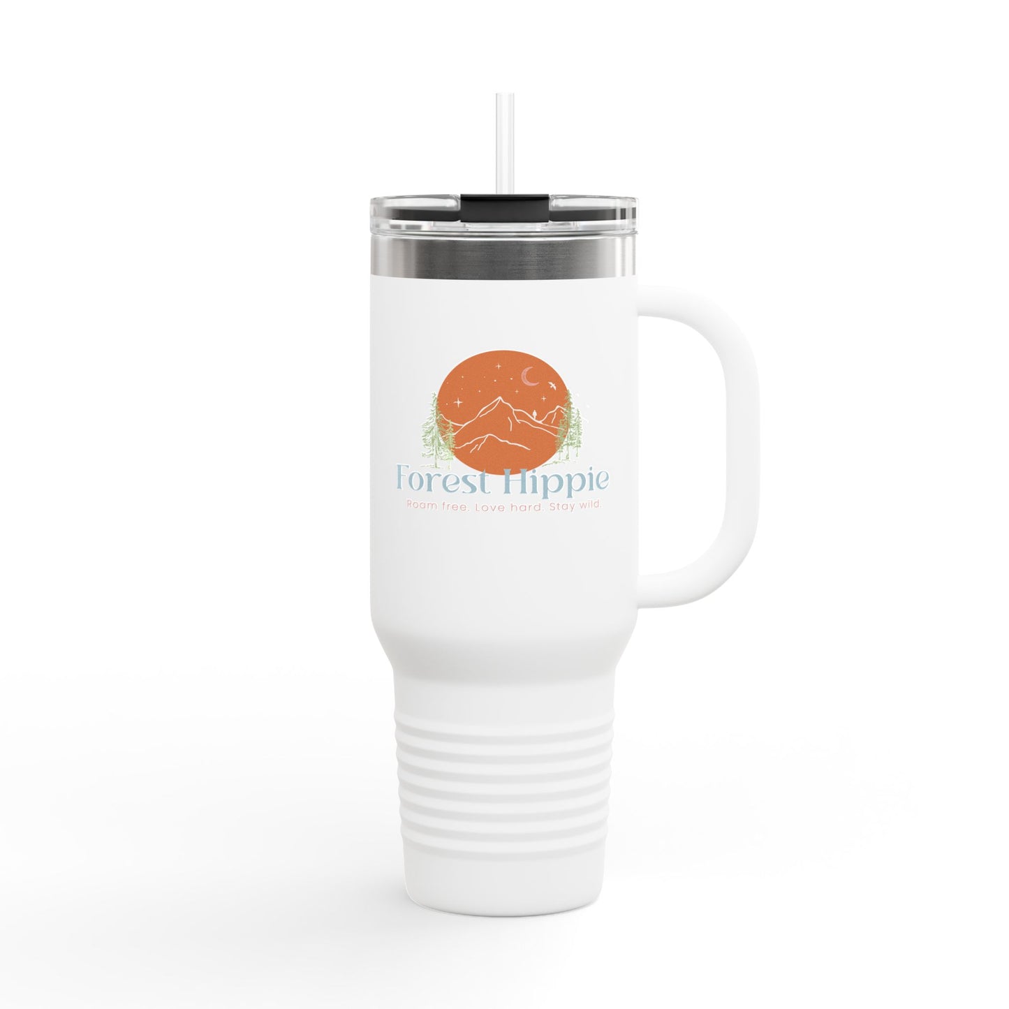 40oz Insulated Travel Mug - Perfect for Adventurers, Nature Lovers, and Coffee Enthusiasts, Ideal for Camping, Hiking, and Road Trips, [...]